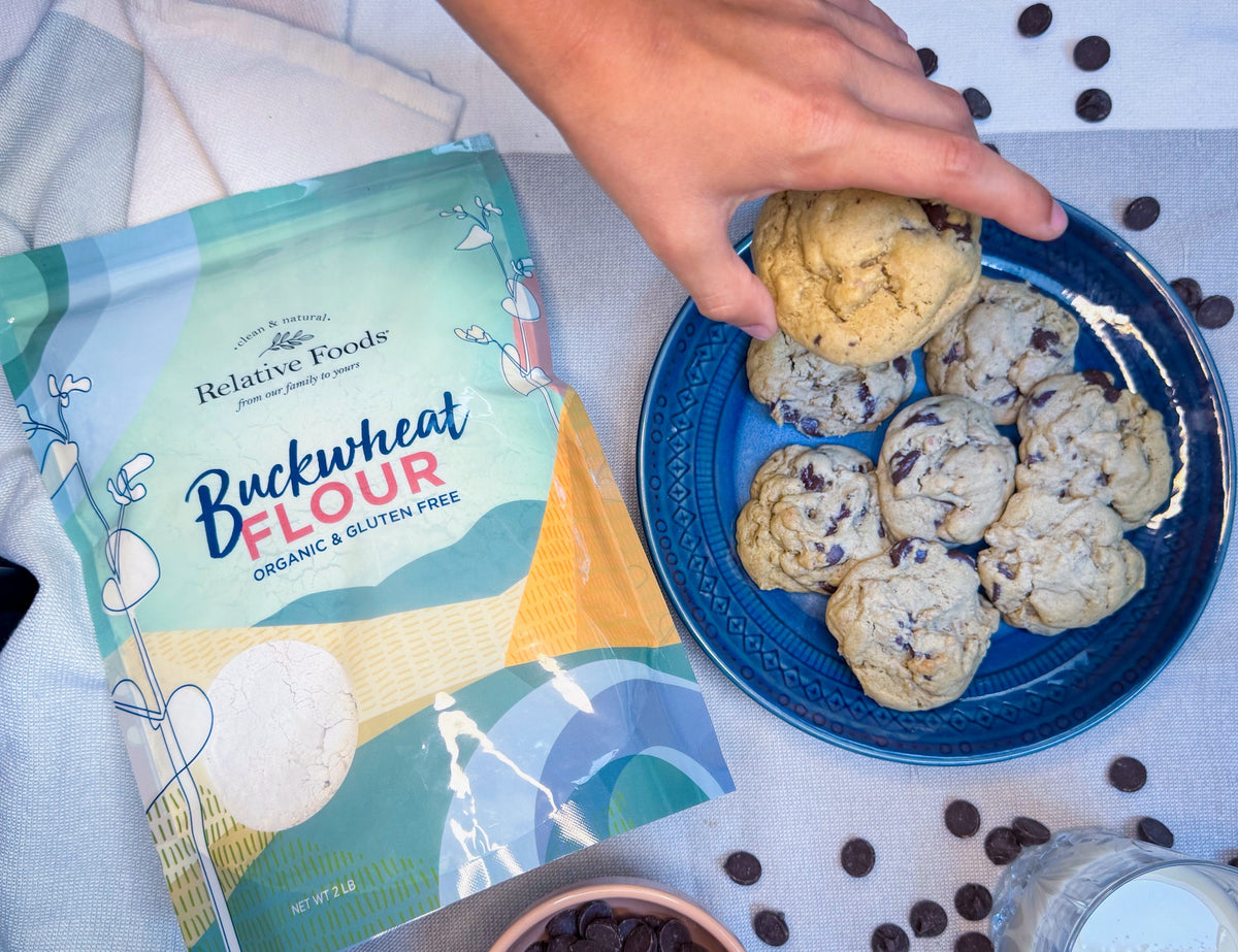 Gluten-Free Buckwheat Flour Chocolate Chip Cookies – Relative Foods