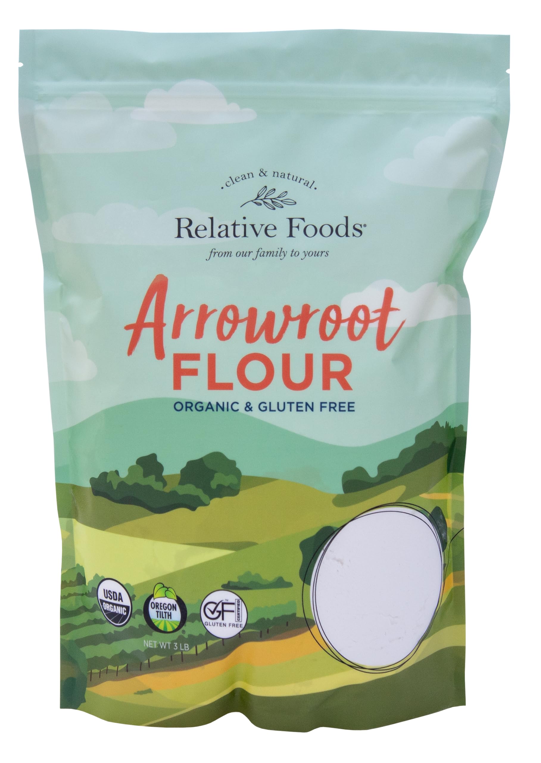 Organic Arrowroot Flour - 3 lbs.