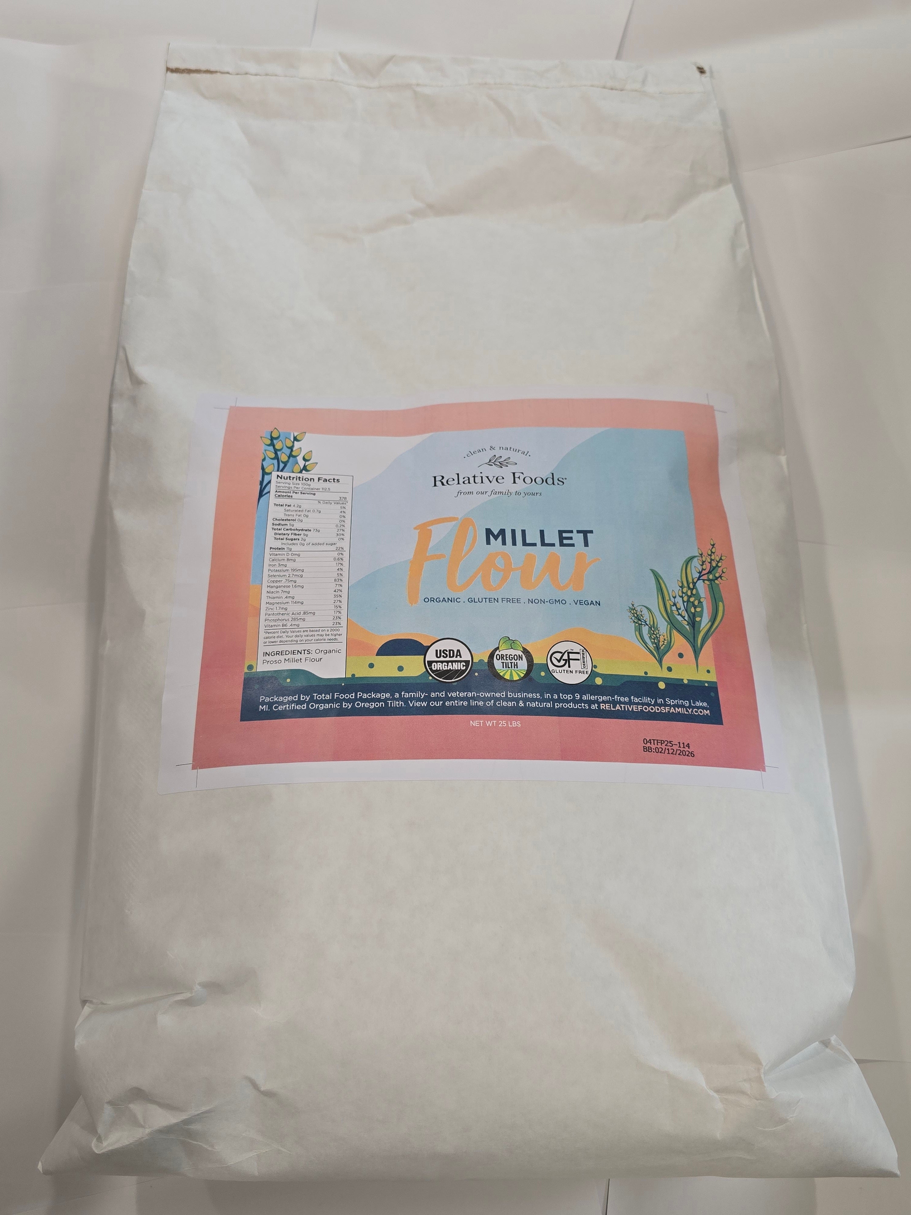Millet Flour - Organic & Gluten-Free