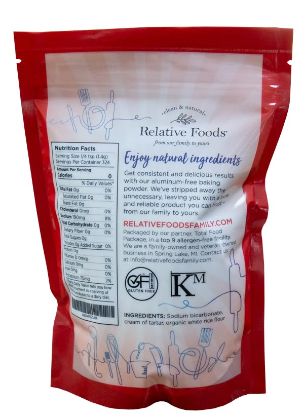 Baking Powder - Aluminum Free - Corn Free