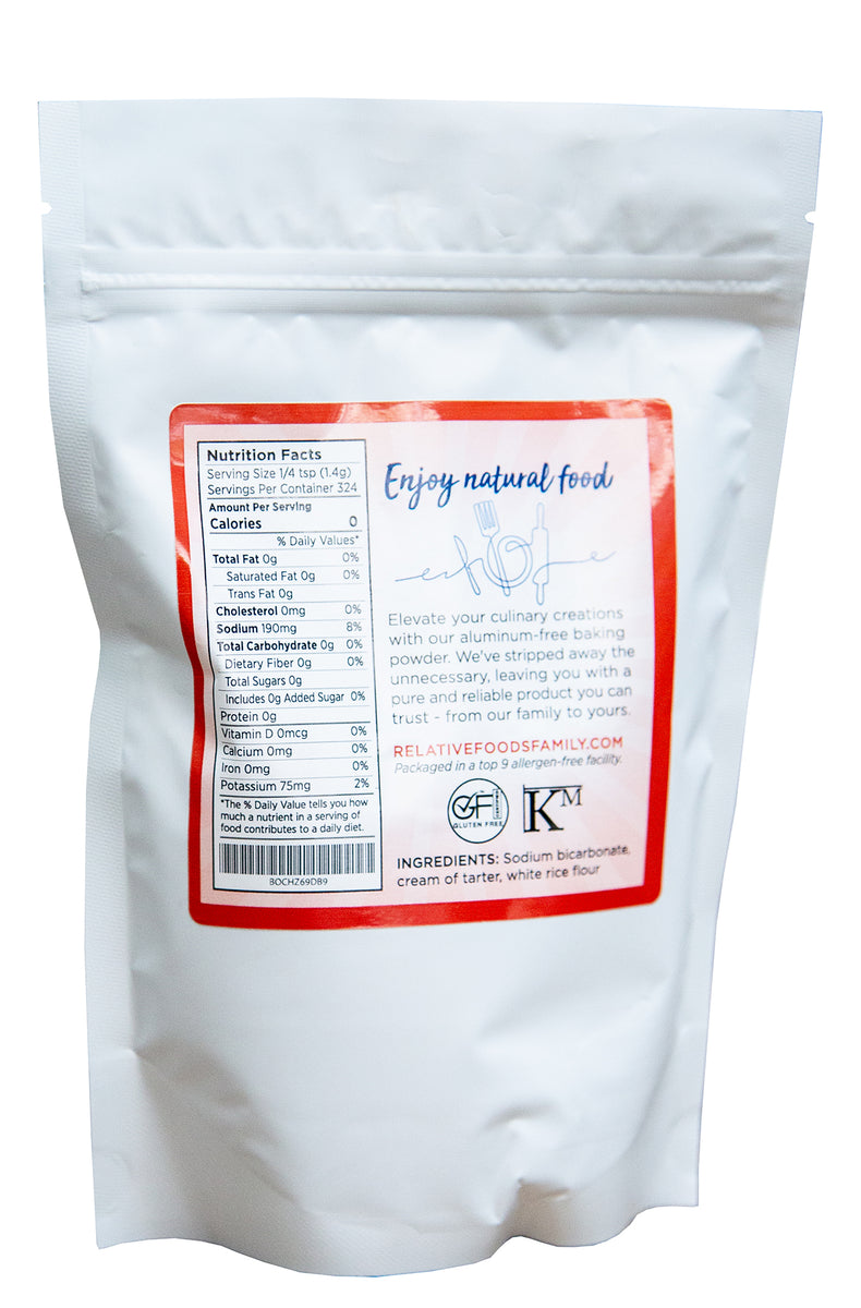 Aluminum Free Baking Powder CornFree Baking Powder StarchFree