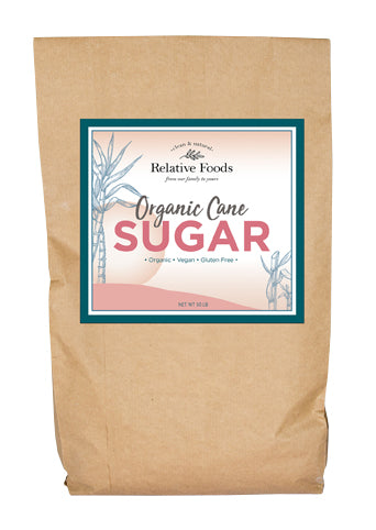 Cane Sugar - Organic, Gluten Free, Non-GMO