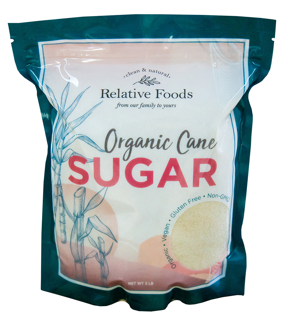 Cane Sugar - Organic, Gluten Free, Non-GMO