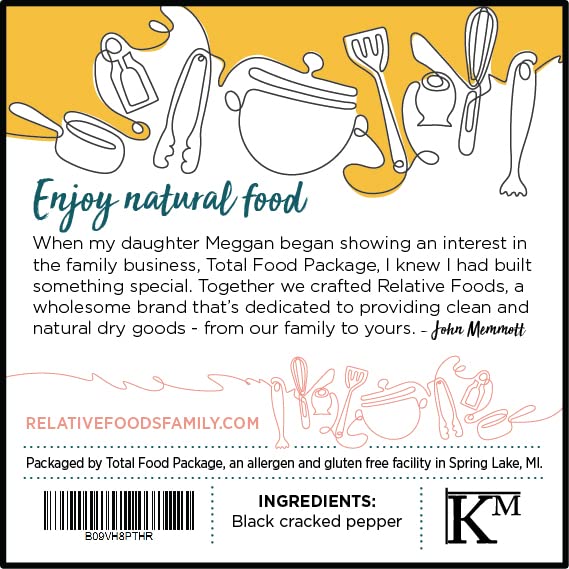 Pepper - Black Cracked, Culinary & Kosher - 1 Lb.