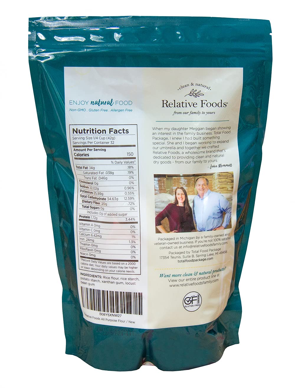 All Purpose Flour - Gluten Free & Non-GMO - 3 Lbs.