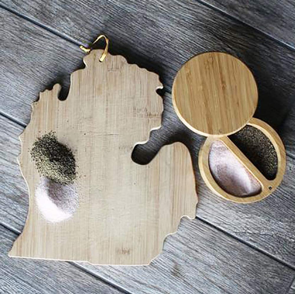 Bamboo Duet; Set includes Himalayan Pink Salt and Pepper