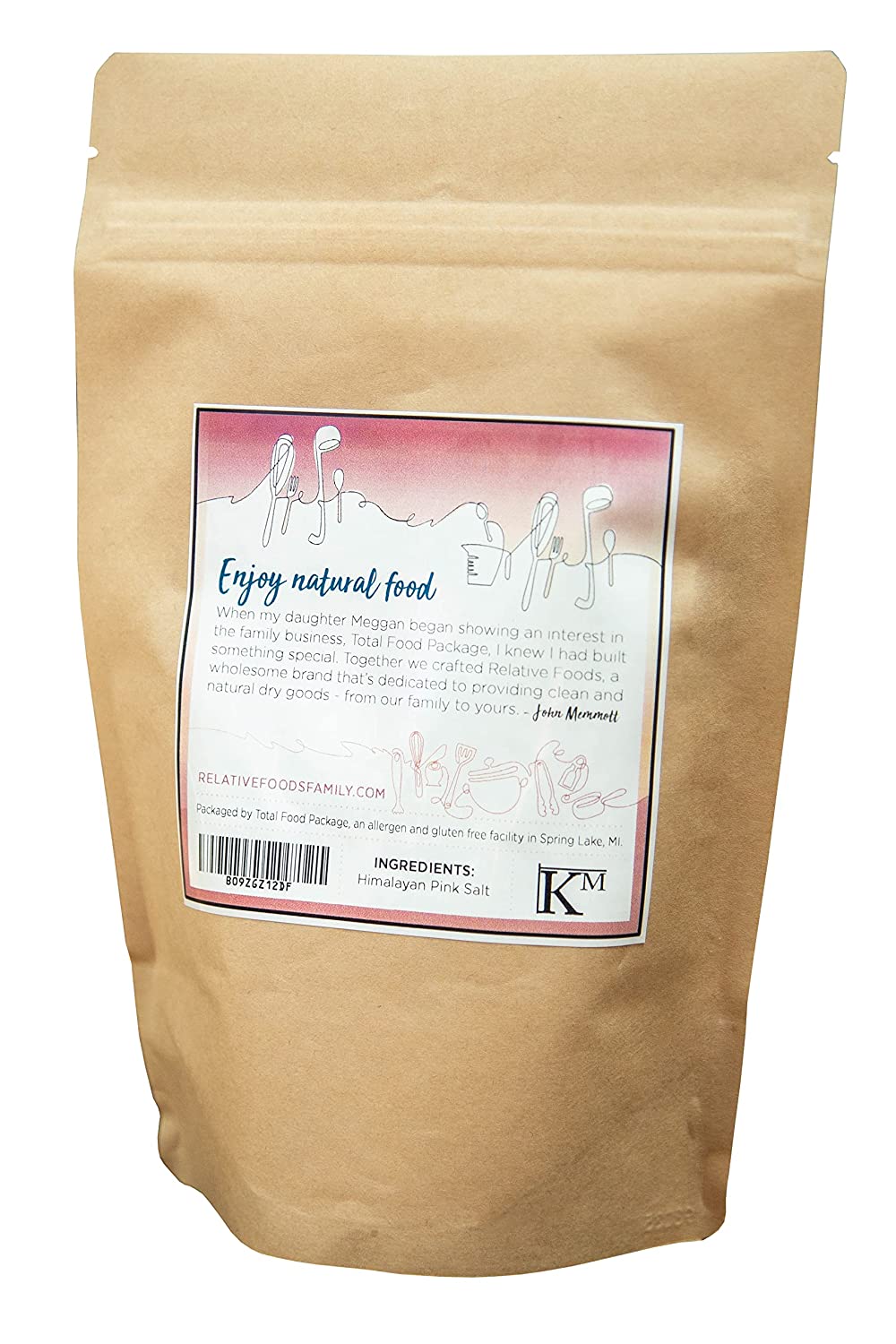 Salt - Pink Himalayan - Non GMO, Gluten Free, Kosher - 1 Lb.