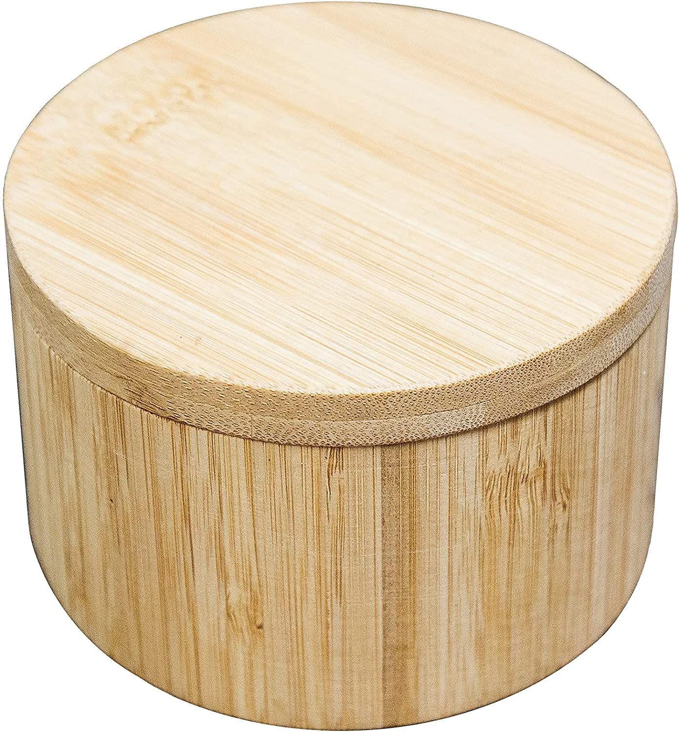 Bamboo Sugar Bowl or Spice Bowl with Spoon