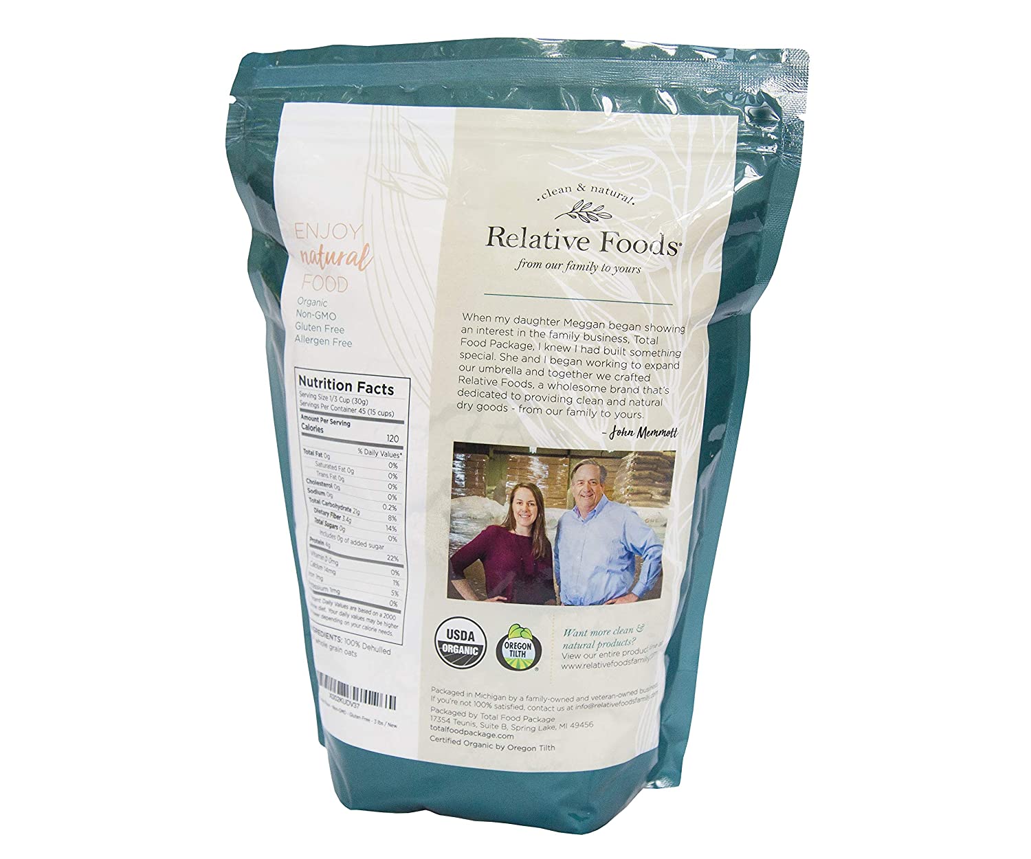 Oat Flour - Organic & Gluten Free
