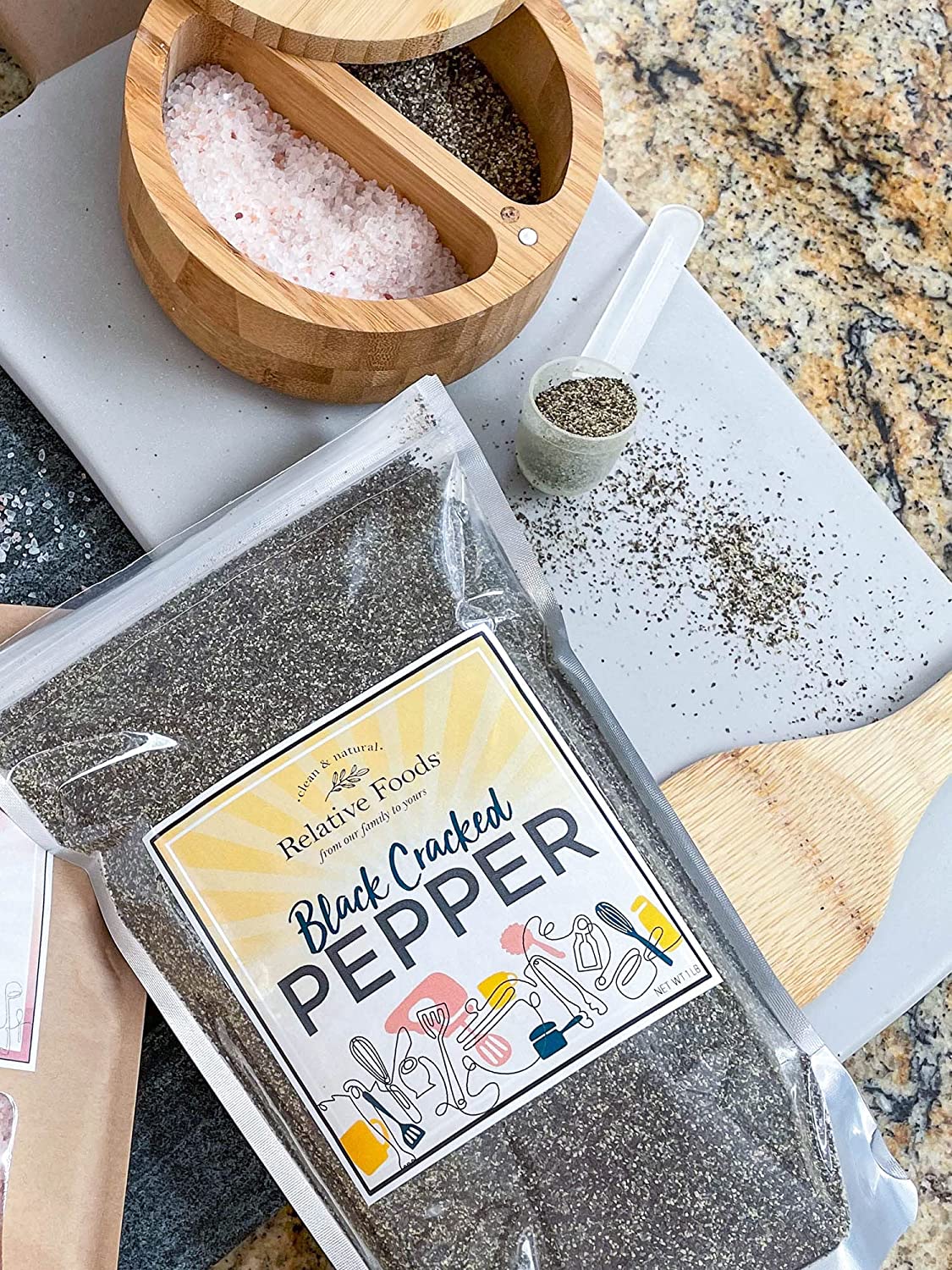 Pepper - Black Cracked, Culinary & Kosher - 1 Lb.