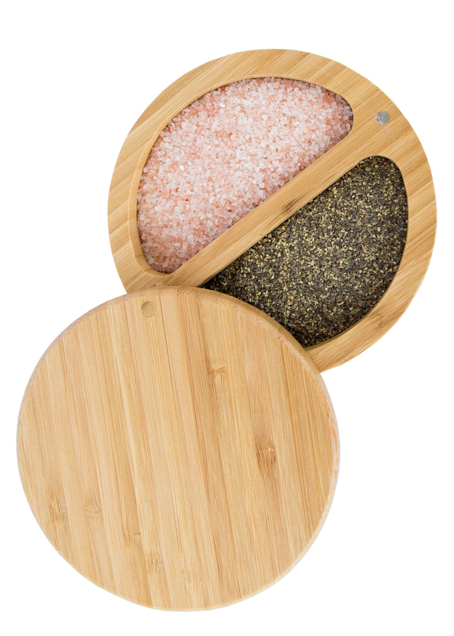 Bamboo Duet; Set includes Himalayan Pink Salt and Pepper