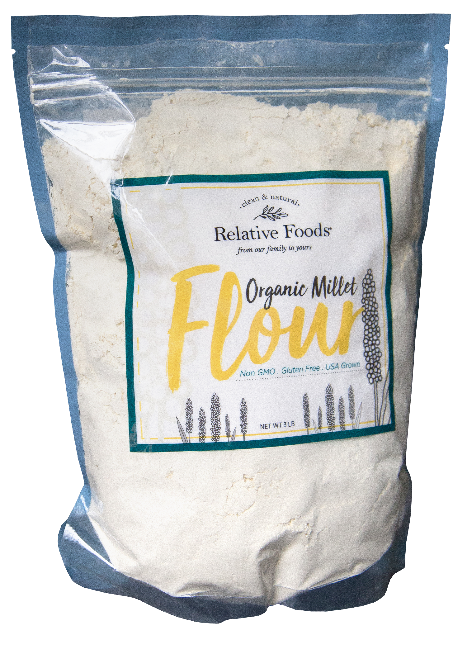 Organic Millet Flour 3lbs