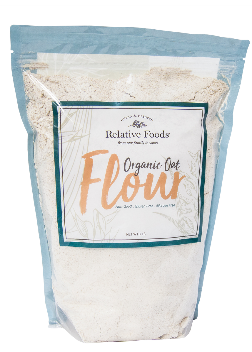 Oat Flour 3 Pound Bag  Gluten-Free Organic Oat Flour – relativefoods1