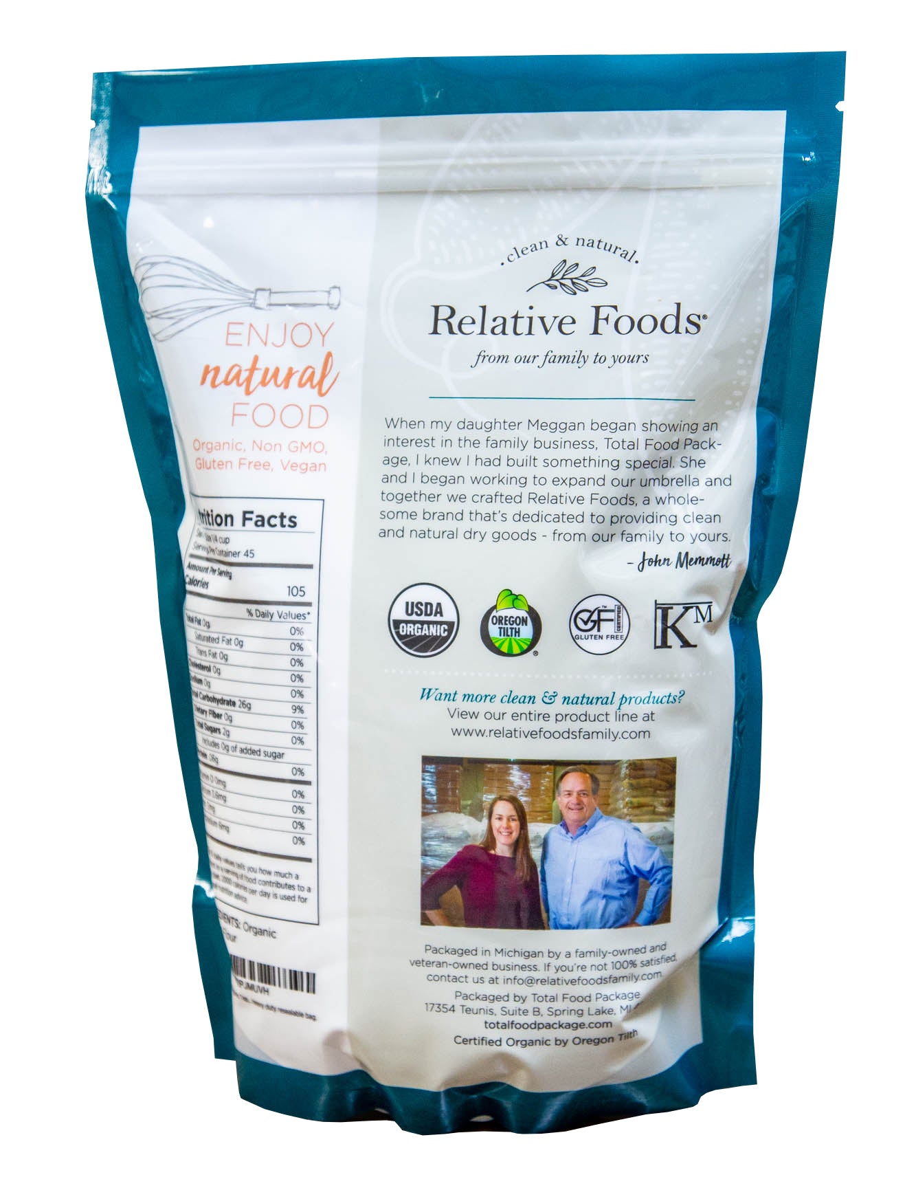 Tapioca Flour - Organic, 3 Lbs & 25 Lbs