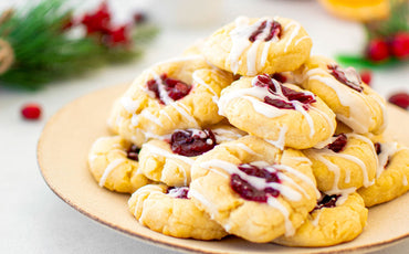 Cranberry Orange Jam Thumbprint Cookies with Mimi’s Organic Eats
