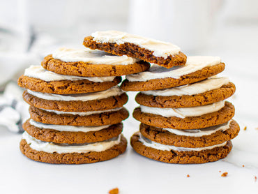 Lemon Ginger Molasses Cookies