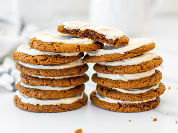 Lemon Ginger Molasses Cookies