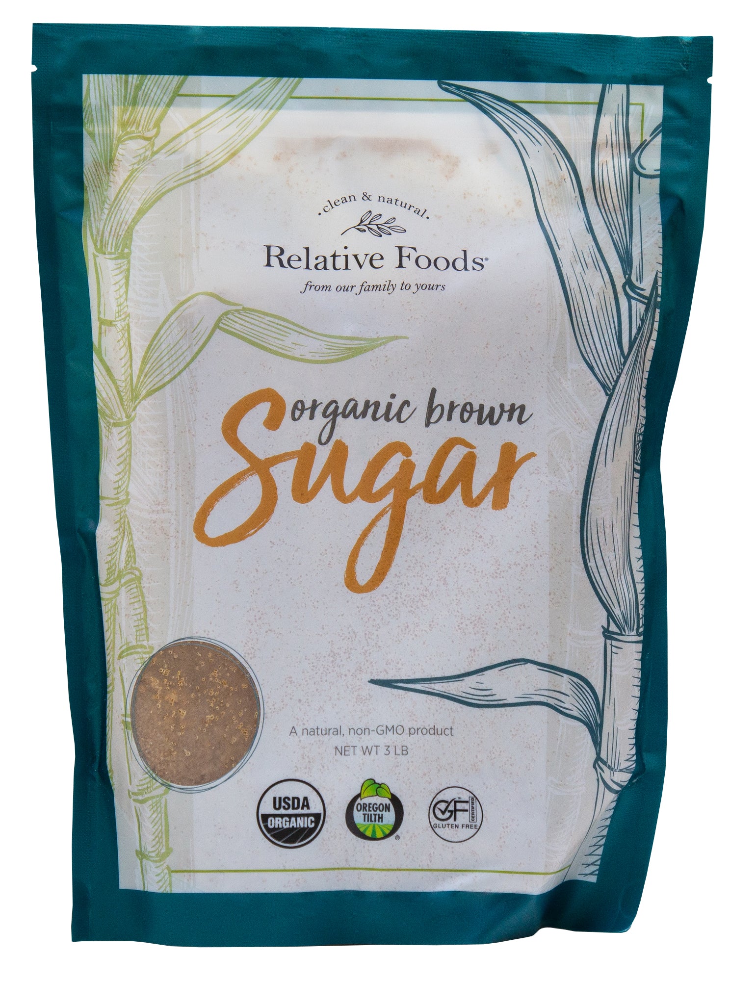 Brown Sugar - Organic, Non-GMO, Gluten Free