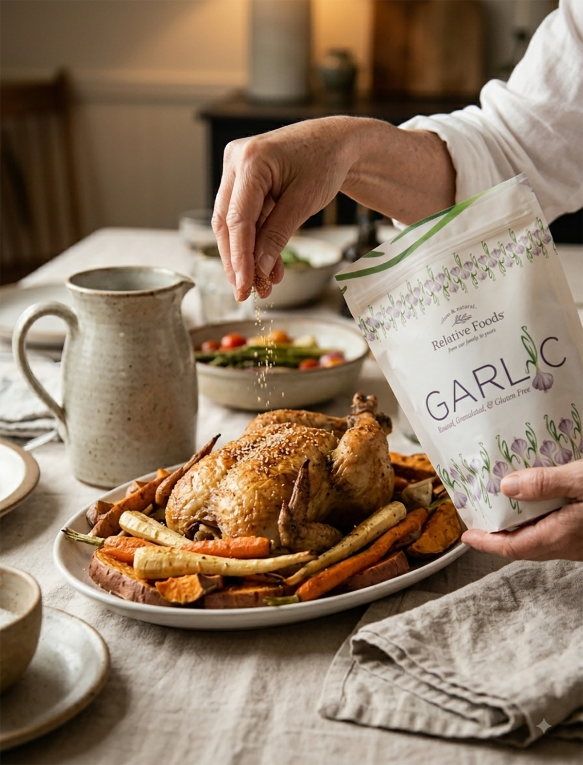 Roasted Garlic Powder 1 Lb. Bag