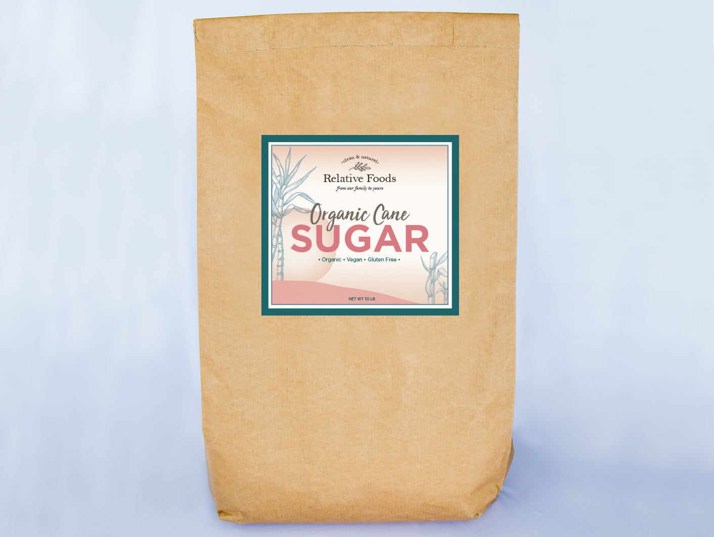 Organic Cane Sugar, 50 Lbs. - Non GMO - Gluten Free