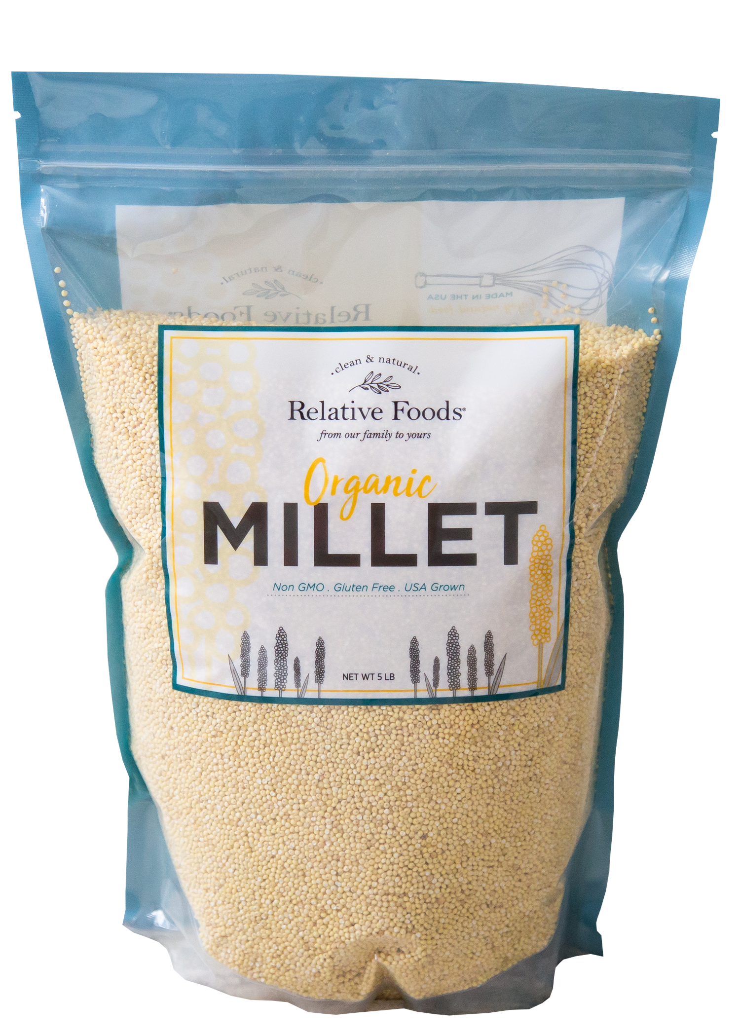 Whole Millet - Organic & Gluten-Free, 5 lbs.